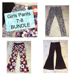 Girls Pants Size 7-8
